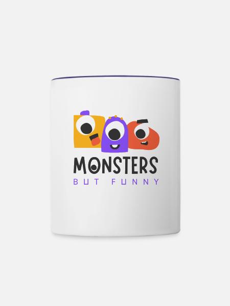 funny - Contrast Coffee Mug - white/cobalt blue