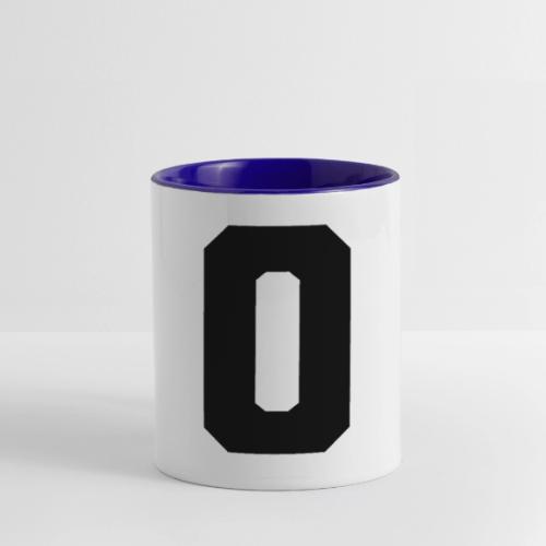 Varsity Letter O Collegiate Monogram - Contrast Coffee Mug