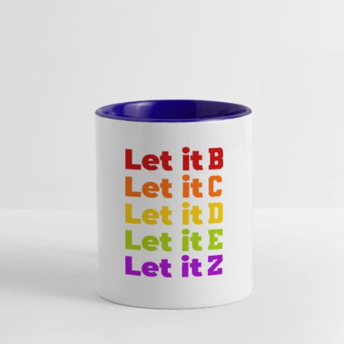 Let It Be Alphabetical - Contrast Coffee Mug