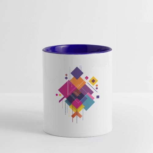 Vibrant Geometry - Contrast Coffee Mug