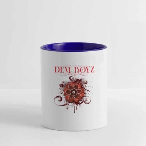 Flower Splash Reds - Contrast Coffee Mug