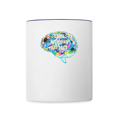 brain fact - Contrast Coffee Mug