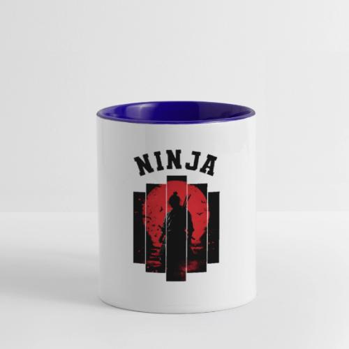 Ninja in the Shadows - Contrast Coffee Mug