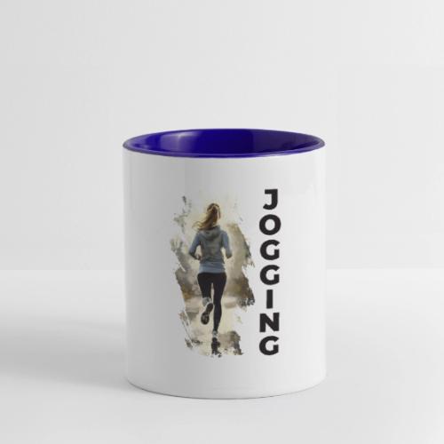 Jogging: Run into Motion - Contrast Coffee Mug