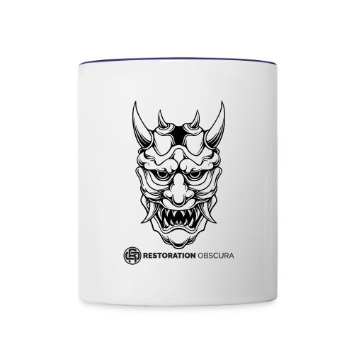 RO Oni Mask - Contrast Coffee Mug