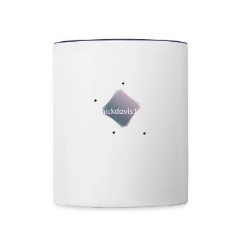 Much store - Contrast Coffee Mug - white/cobalt blue - Front