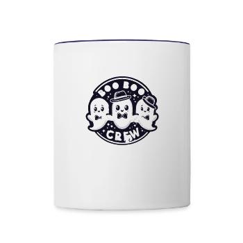 Boo Boo Crew - Contrast Coffee Mug - white/cobalt blue - Front