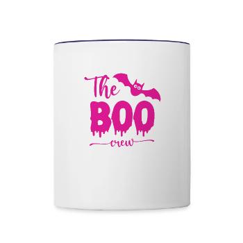 Boo Boo Crew - Contrast Coffee Mug - white/cobalt blue - Front