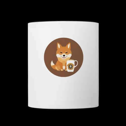 Doggo with Beer - Contrast Coffee Mug