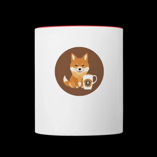 Doggo with Beer - Contrast Coffee Mug