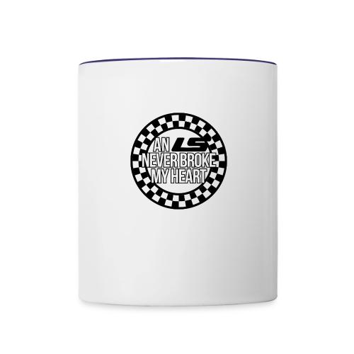 AN LS NEVER BROKE MY HEART - Contrast Coffee Mug