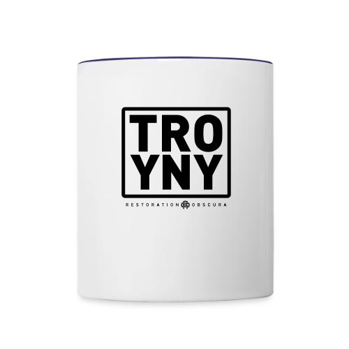 TROY NY Cube - Contrast Coffee Mug
