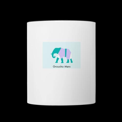 Elephant in Pajama - Contrast Coffee Mug