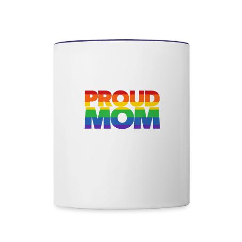 Proud mother's shirt - Contrast Coffee Mug