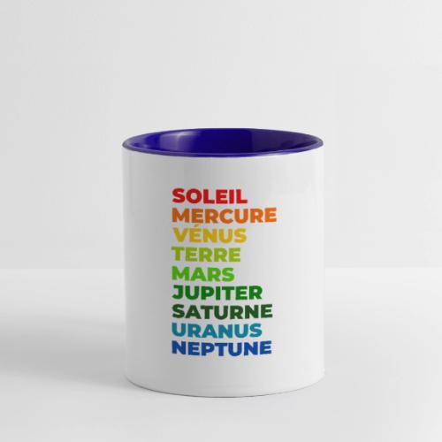 Solar System in Color - Contrast Coffee Mug