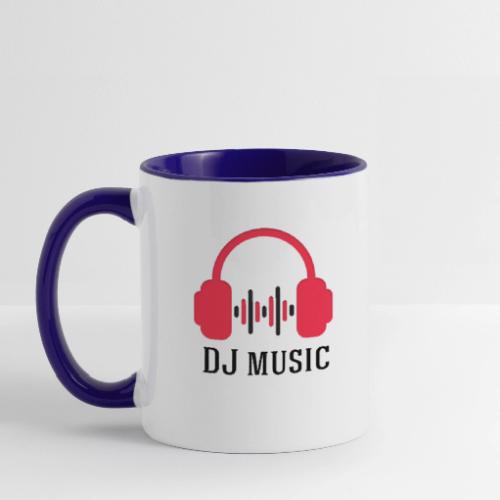 DJ music. - Contrast Coffee Mug