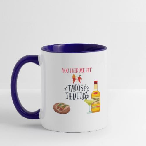 Tacos & Tequila - Tasse bicolore