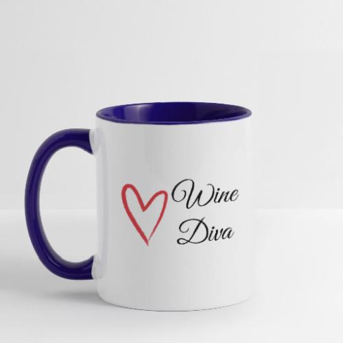 Wine Diva - Contrast Coffee Mug