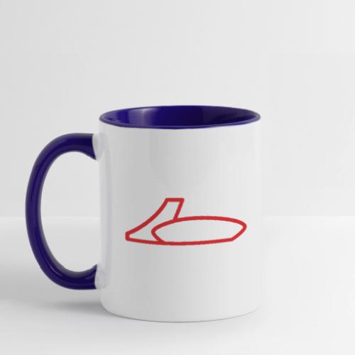 Big O minimalist - Contrast Coffee Mug