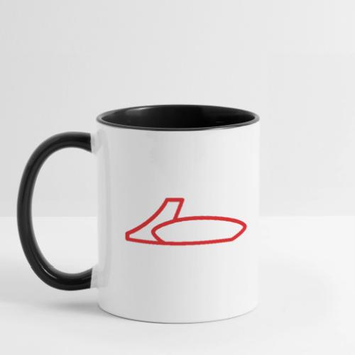 Big O minimalist - Contrast Coffee Mug