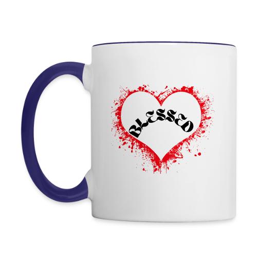 BLESSED - Contrast Coffee Mug