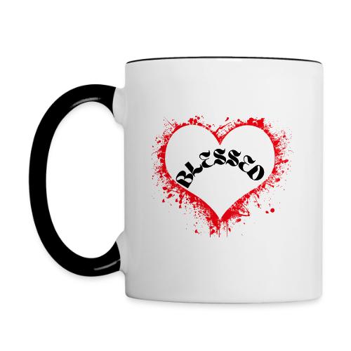 BLESSED - Contrast Coffee Mug