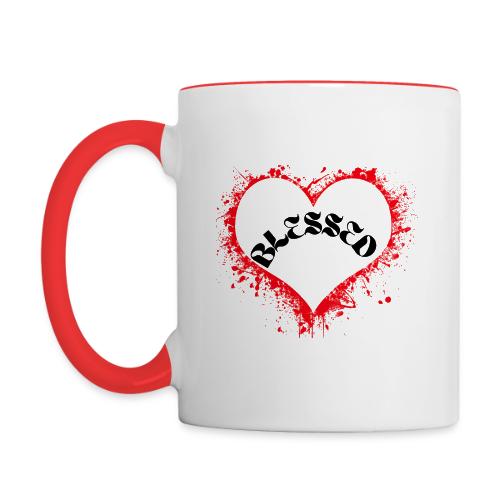 BLESSED - Contrast Coffee Mug