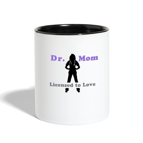 drmom png - Contrast Coffee Mug
