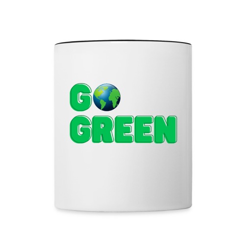 GO Green | Planet Earth Globe - Contrast Coffee Mug