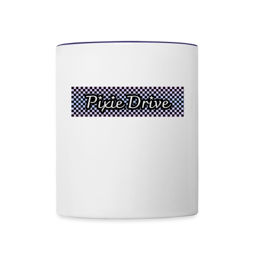 PixieDrive Race Flag Inspired Pastel Logo - Contrast Coffee Mug