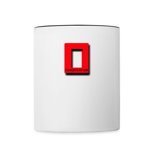 iShqification Logo low png png - Contrast Coffee Mug