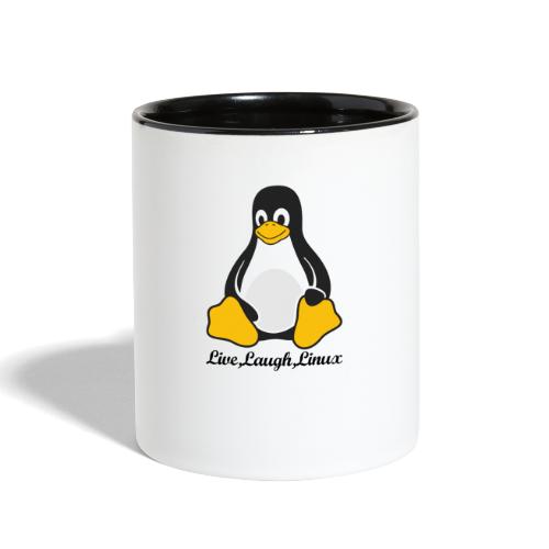 Live Laugh Linux - Contrast Coffee Mug