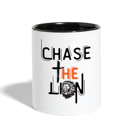 Chase the Lion - Contrast Coffee Mug