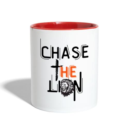 Chase the Lion - Contrast Coffee Mug