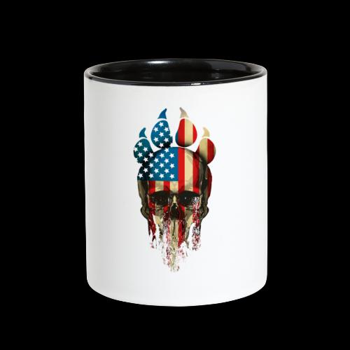 Two Minds-One Mission: K9 Red White and Blue - Contrast Coffee Mug