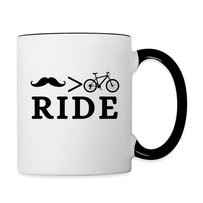 Mustache Ride beats Bicycle Ride