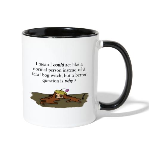 Feral Bog Witch - Contrast Coffee Mug