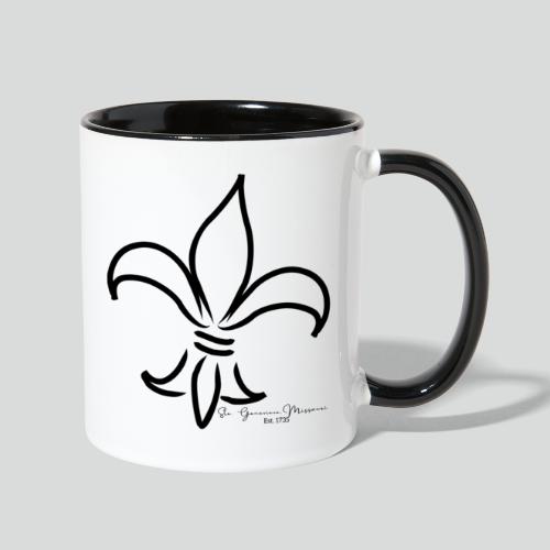 Ste Genevieve Fleur de Lis - Contrast Coffee Mug