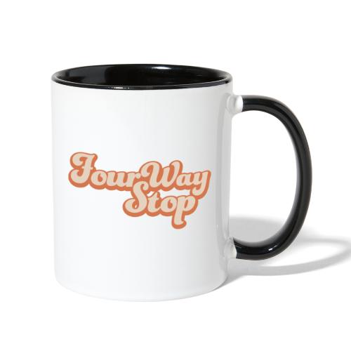 Four Way Stop Logo - Contrast Coffee Mug