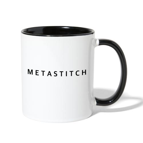 METASTITCH Text Dark - Contrast Coffee Mug