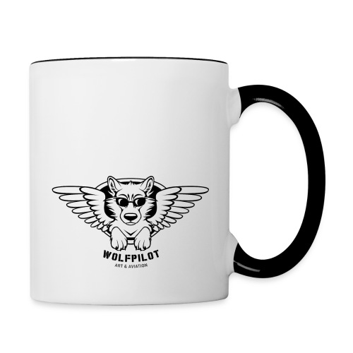 Wolfpilot Logo Black - Contrast Coffee Mug