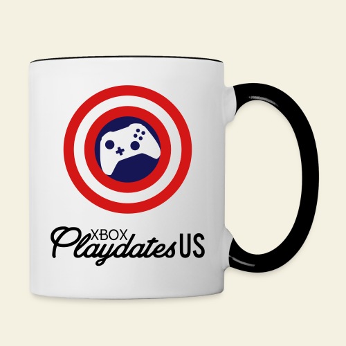 Playdates Logo Stacked - Contrast Coffee Mug