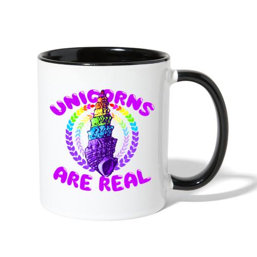 Unicorns are real - Contrast Coffee Mug