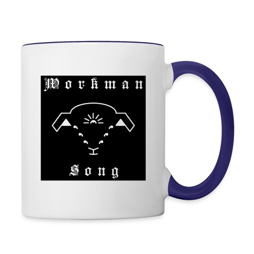 Workman Song Lamb Logo with Text - Contrast Coffee Mug