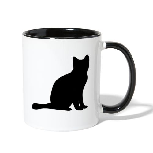 Black Cat - Contrast Coffee Mug