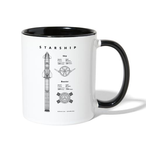 Starship Blueprint 2022 - Light - Contrast Coffee Mug