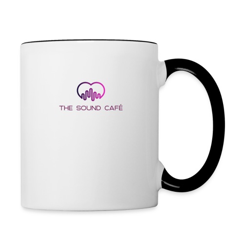 The Sound Cafe With Logo - Contrast Coffee Mug