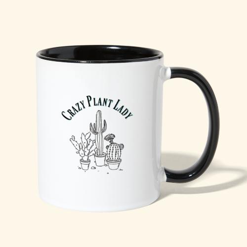 Crazy plantLady - Contrast Coffee Mug