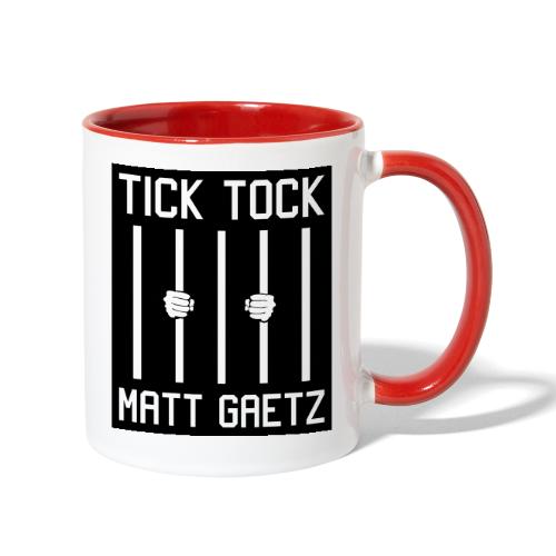 Tick Tock Matt Gaetz Prison - Contrast Coffee Mug