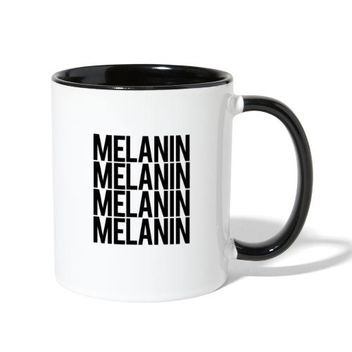 Melanin 4xs- BLACK - Contrast Coffee Mug